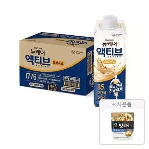 뉴케어 액티브 오리지널 200ml, 24입, 1개 + 증정(청정원 맛선생 멸치디포리 국물내기 한알 60g (15개입), 1개)
