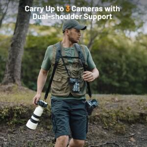 PGYTECH 카메라 스트랩 마스터 3대호환  가죽 듀얼 숄더 하네스  작가호환