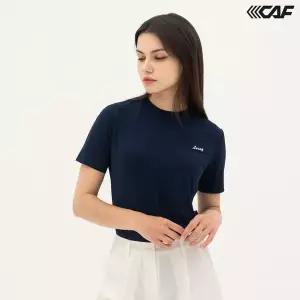 [아웃도어스/르까프]르까프 여성 베이직 라운드넥 반팔티셔츠 네이비