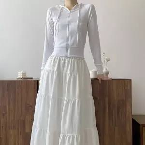 [하프클럽/]여성 슬림핏 집업 크롭 가디건 나그랑 디자인 골지 스타일