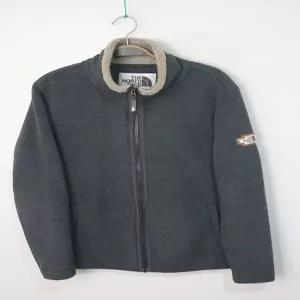 노스페이스 플리스 점퍼/차콜/후리스 자켓 구제 중고 아웃도어 캐주얼 남성용 L 100