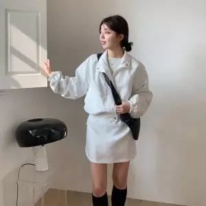 [하프클럽/]여자 바스락 크롭 스트링 바람막이 스커트 세트