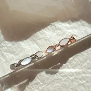 [하프클럽/]여성 진주와 큐빅 오픈링 일상 레이어드 반지