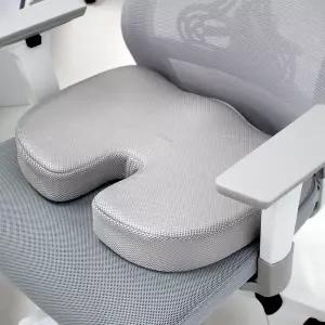메모리폼 방석 수험생 사무실 의자 그레이학생용 회색 다용도 오피스 편한 키높이 두꺼운 독서실
