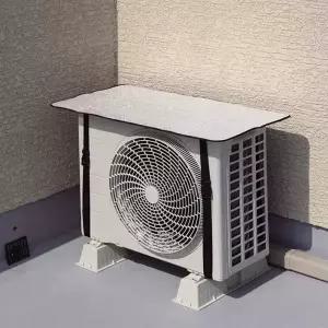 불붙지않는 에어컨 실외기 커버 씨레기 비 지붕 차양막 그늘막 UHT9+9iZf