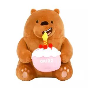 위베어베어스 시팅 케이크 그리즐리인테리어인형 선물용 모형 봉제 동물 귀여운 장식용