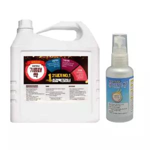 (VA) 비바크린 기름때싹 4L + 테이블 60ML -21세기넘버원 에코 안전한식탁세정제 탈취제 제거제 제주방용클