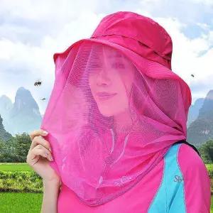 자외선차단 치 방충모 모기장 모자 방충망 낚 망치낚hij672