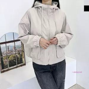 여자 루즈핏 끈나시 아웃포켓 후드점퍼 여성 바람막이 트임티셔츠 프릴블라우스 트임블라우스 시스루 리본z