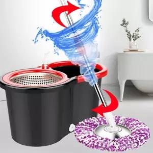회전걸레 통돌이 청소기 스핀업 밀대 물걸레 막대걸레 극세사 걸래 [m2EEC15]
