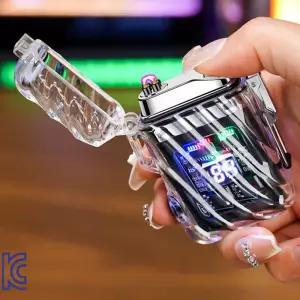 플라즈마 전기라이터 C타입 충전식 손전등 비상랜턴 방수 캠핑 낚시