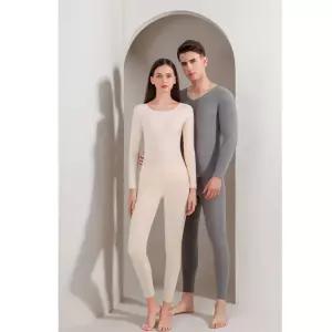 남녀 양면피치기모 헴라인 내복세트 추천 여성 여자 남성 남자 성인 내목