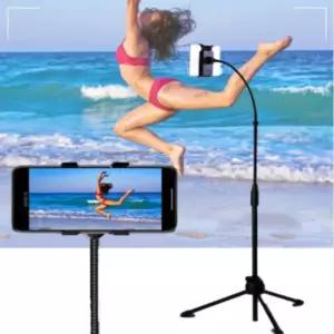 자바라거치대 핸드폰 qr코드 거치 침대거치대 스탠드 핸드폰삼각대 태블릿거치대 패드거치대 R03WAEB573