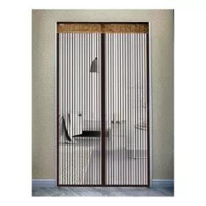 ( 피스 ) 스트라이프 문 모기장 90x210cm (운)방 붙이는 여름 자석 중모기장 출입구 출입 현관 도어 방방충