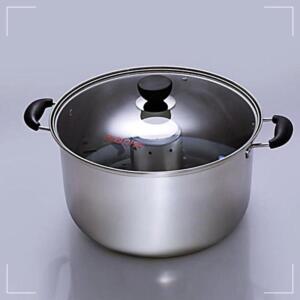 34CM 열탕 양은 들통 스텐 소독 삶통 빨래솥 스팀 스텐들통 학교 냄비 키친아트 관공서 행주 곰솥