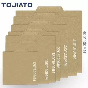 마그네틱 PEI 파우더 시트 120/150/180/220/25/310/400mm Ender 3 CR10 P1P 빌드 플랫용 질감이 있는 양면