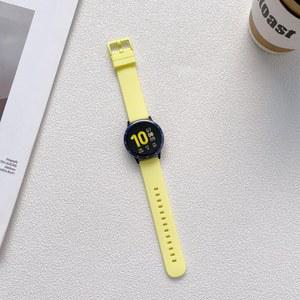 18 20 22mm 소프트 방수 실리콘 밴드 스트랩 가민 비보액티브 6 5 4 4s 3 베뉴 2 2s 3s SQ 2플러스 비보무브 HR용