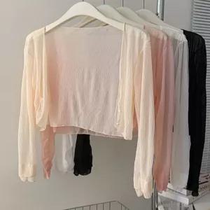 래쉬가드 시스루 얇은 슬림핏 여자 긴팔 빅사이즈 루즈핏