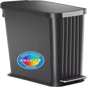 냄새 필터가 있는 터치리스 소프트스텝 50리터 / 13.2갤런 슬림 페달 주방 쓰레기통 내구성이 뛰어난 덴트