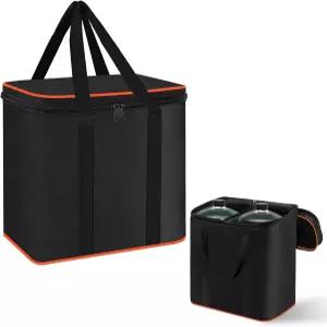 프로판 탱크 가방 1파운드 16온스 연료통 휴대용 리필 가능한 실린더 커버 보호 600D 옥스포드 원단 미니