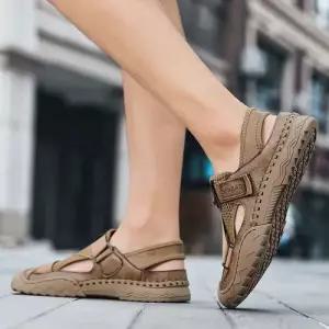 남성패션 샌들 통기밴드 올오버 비치 봄여름빅사이즈 DL2