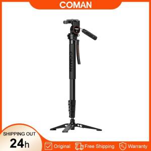 COMAN KX3030 전문 비디오 모노포드 경량 삼각대 (캐논, 니콘 DSLR 카메라용) 볼 헤드 지원 1/4인치 나사