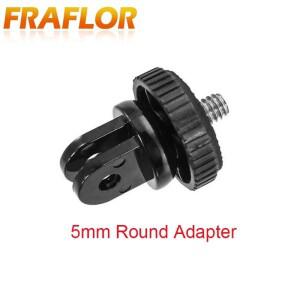 금속 1/4 미니 삼각대 어댑터 마운트, 고프로 히어로 7, 6, 5, 4 세션, 샤오미 Yi 4K Sjcam Sj4000, Eken H