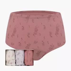 제임스딘 여성 요실금 팬티 세트 3매 순면 위생 방수 안심 맥시 빅사이즈 여자 엄마 할머니 JHWPC005