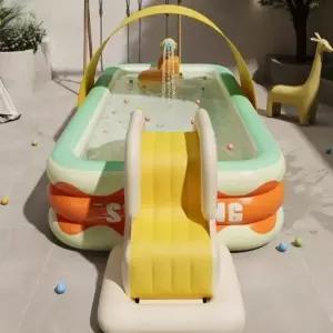 야외수영장 펜션 마당 가정용 홈 간이풀장 대형 3m 물놀이 수영장 간이 튜브