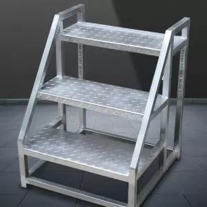 캠핑 사다리 캠핑카 미끄럼 카라반 전동 접이식발판