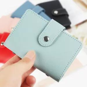 가죽 포토카드 명함 자격증 수첩 케이스 26장입