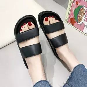여성슬리퍼 실내화 발편한 여름신발 더블 스트랩 슬리 여성슬리퍼 발편한 여름신발