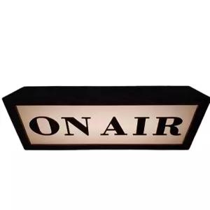 온에어 조명 방송중 표시 LED바 유튜브 USB+원격제어) 라이브 방송 블랙+화이