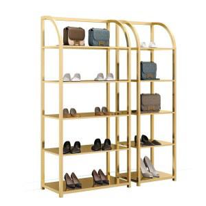 골드프레임 선반 조립식 백화점 행거 철제 옷가게 프레임