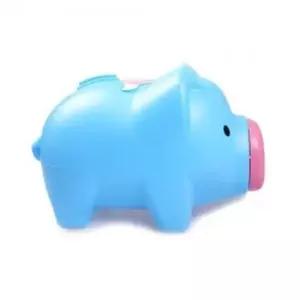 [문구/오피스] 저금통 돼지 동전 인테리어 블루 소품 특대 대형저금