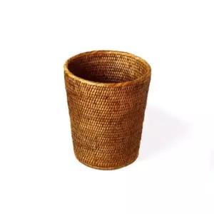 바스켓 라탄 웨이스트 바스켓소형