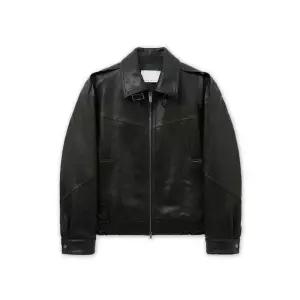 UNGIMMICK SHRUNKEN NAPPA LEATHER RIDER JACKET (블랙 / LAMBSKIN) 911488