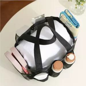 캠핑 수영 메쉬 목욕가방 세면파우치 비치백 수영장가방 망사가방