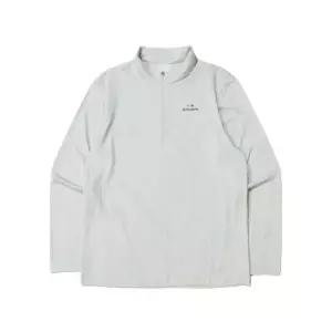 매장정품 아이더 EIDER ESSENTIAL (에센셜) 자카드 긴팔짚업 티셔츠_Light Grey DMP24201C2 690361