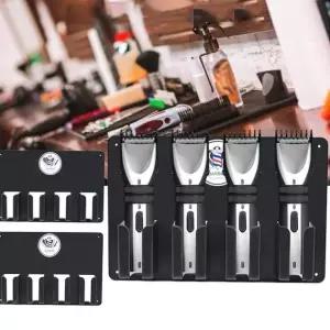 스틸 클리퍼 거치대 2P 홀더 바리깡 미용기구 수납