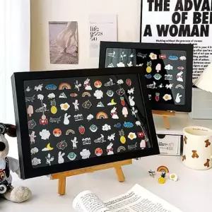 뱃지 보관함 대형 핀 캔 뱃지 메달 보관 액자 케이스