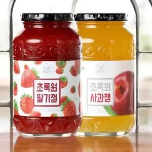 딸기잼 1kg+사과잼 1kg 디저트 토스트 과일쨈