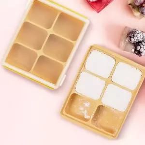 이유식큐브6구 2P 큐브틀 야채 보관용기 아기 실리콘