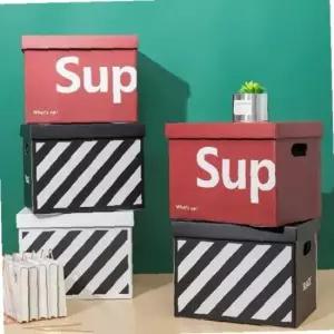 종이 정리함 수납함 상자 다용도 이사박스 27x20x17cm