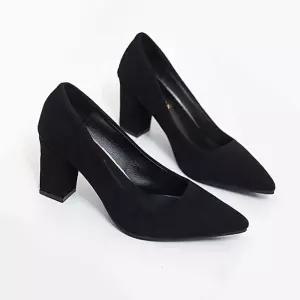 여성 오피스룩 데일리화 면접용 구두 스웨이드 슈즈