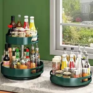 양념통 회전트레이 정리함 회전 주방양념통정리대