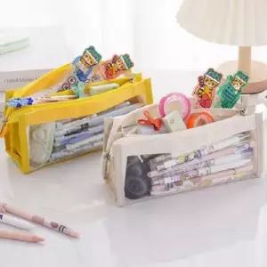 대용량필통 투명 고등학생 중학생필통 펜파우치