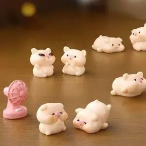 테라리움 돼지 피규어 미니어처 데코 장식 DIY재료
