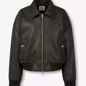 [AK수원점] [스튜디오톰보이] [26 봄기획] 신세틱 레더 블루종 점퍼(9176161971)