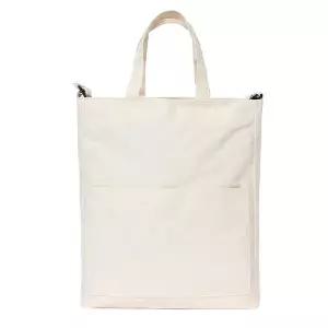 아이보리- 다용도 포켓 에코백 숄더백 크로스백 무지 천가방